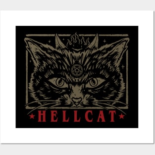 Devil Cat - Hellcat Posters and Art